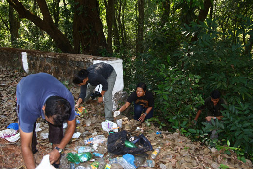 Cleaning Kudremukh